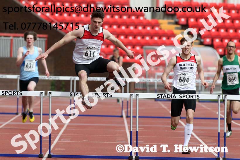 Mens under-20s, North East Track and Field Champs., Gateshead. Photo: David T. Hewitson/Sports for All Pics